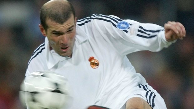 The man: A moment of magic from Zinedine Zidane helped Read Madrid to the 2002 Champions League title.