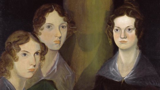 The Bronte sisters, Anne, Emily and Charlotte, as painted by their brother Branwell. 