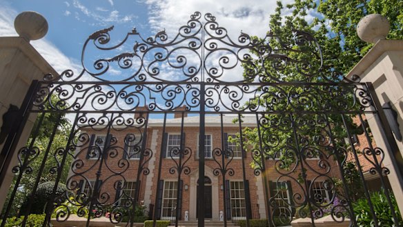 The $15 million Toorak home of Zhou Jiuming, also known as "Mr Chinatown".