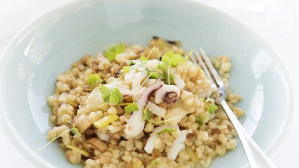 Fregola with squid at Pilu at Freshwater.