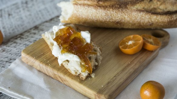 Kumquat marmalade is great spread on hot toast or crusty bread.