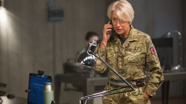 Helen Mirren as Colonel Katherine Powell in the thriller Eye in the Sky.