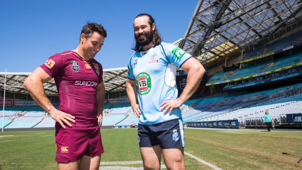 Could Cooper Cronk and Aaron Woods be donning the maroon and blue to face off in Townsville in 2020?