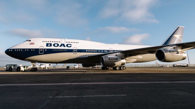 As part of the celebrations for its 100-year anniversary, British Airways has begun painting four of its aircraft in retro designs. This 747 has been given the BOAC livery from 1964 to 1974.