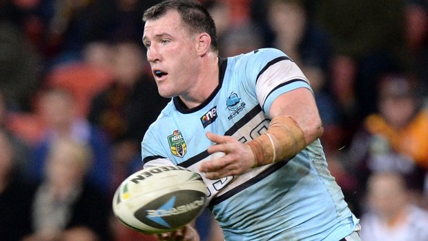Expensive outburst: Paul Gallen was fined $50,000.