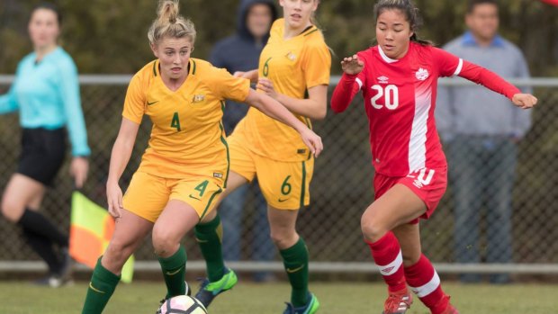 Young Matildas player Remy Siemsen said she is "really happy" with her HSC results.