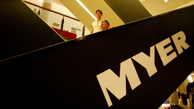 Myer reported a 70 per cent drop in statutory profit last year.