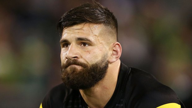 Grateful: Josh Mansour is ready to give his all for the Kangaroos. 