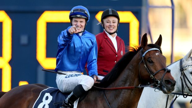 Straight back at you: James McDonald's Metropolitan win on Magic Hurricane capped a great day for Godolphin.