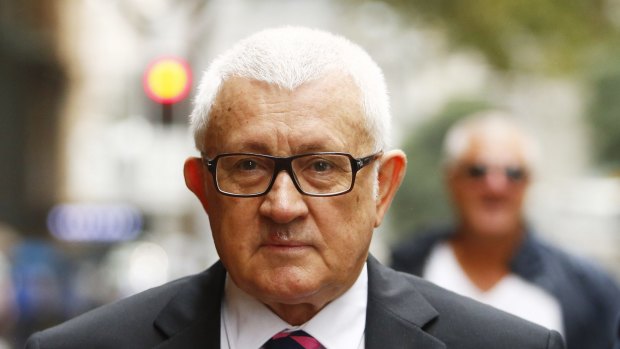 Ron Medich arriving at the Supreme Court.