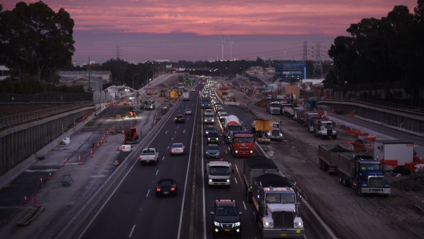 The NSW government has refused to provide weekly data about traffic volumes on the M4.