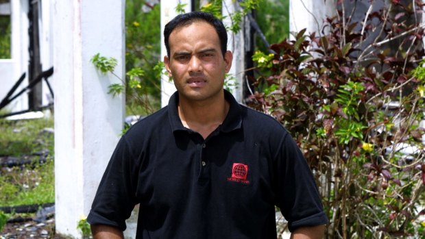 Nauru Justice Minister David Adeang, pictured in 2005.