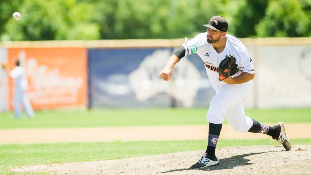 Cavalry pitcher Sean Guinard guided his team to a series win over Perth.