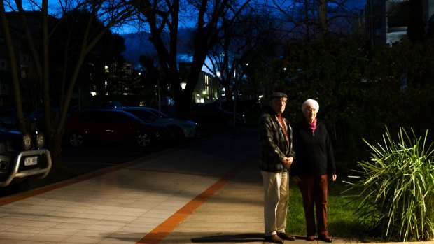 Margaret Simmonds says Canberra's unnecessarily dark streets discouraged senior citizens from walking or driving at night.