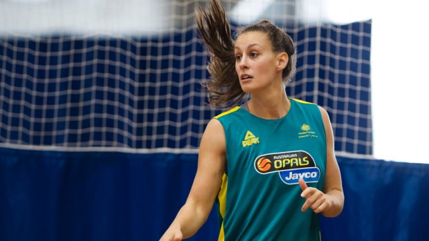 Offer made: The Canberra Capitals have ramped up their quest to re-sign Australian Opals youngster Stephanie Talbot. 