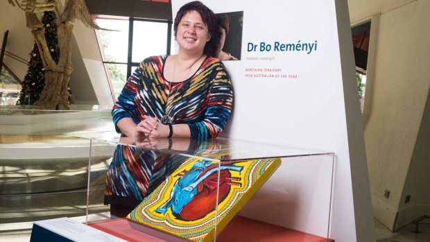 The Northen Territory's 2018 Australian of the year Bo Remenyi chose a painting with special meaning.