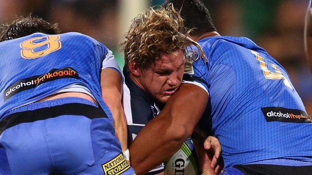 First-up: Michael Hooper and his Waratahs teammates will play the Western Force in the opening round of the 2017 season.