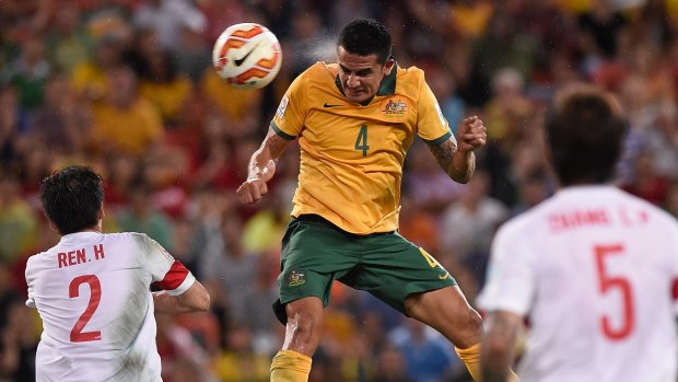 In need of a monument: What honour would befit the legend of Tim Cahill? Perhaps Premier Mike Baird will come up with a solution. 