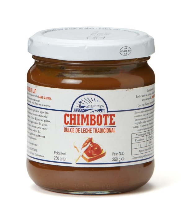 Chimbote dulce de leche (caramel spread).