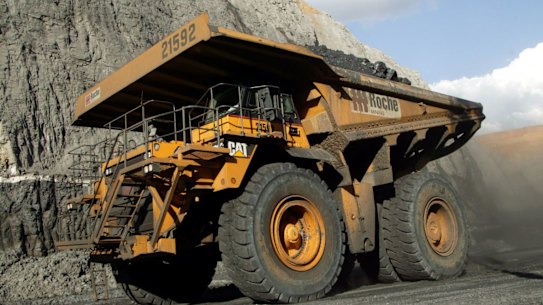 Falls in the iron ore price helped to drag resources stocks down on Tuesday.