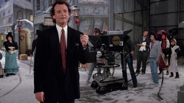 Bill Murray in Scrooged.