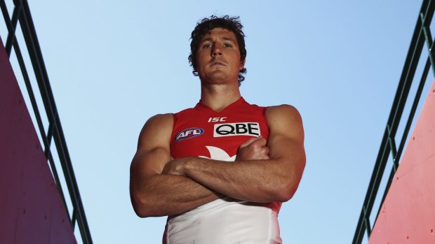 Pressure: Kurt Tippett is aiming for more consistency.  