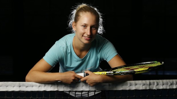 Rising star: Daria Gavrilova exceeded all expectations in 2015.