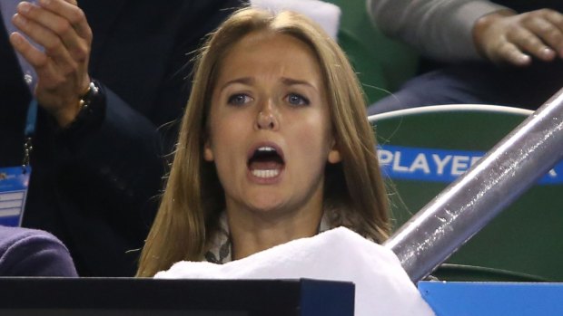 Outburst: Kim Sears.