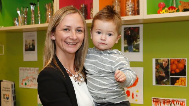 Michelle Japp says it's a challenge to feed her son Leo enough vegetables each day.