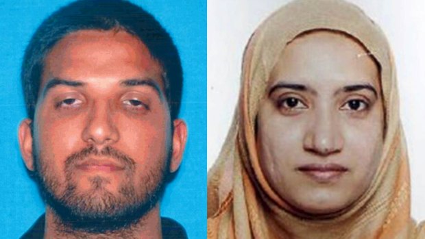 Syed Rizwan Farook and Tashfeen Malik, who attacked Farook's office Christmas party, leaving 14 people dead.