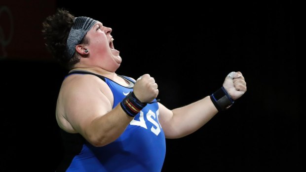 Sarah Robles has won America's first weightlifting medal in 16 years - and she hopes girls everywhere have seen her do it. 