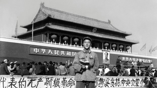 Wang Qiuhang in Beijing in 1966, the year Chairman Mao launched the Cultural Revolution.