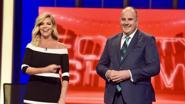 Rebecca Maddern and Craig Hutchison emerged very much as co-hosts.