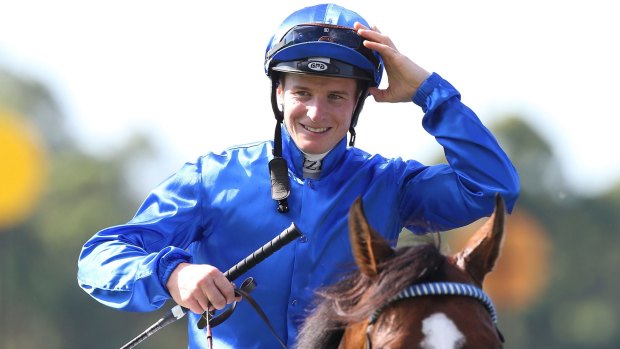 Godolphin's day: James McDonald returns after guiding Contributer to success in the Chipping Norton Stakes.