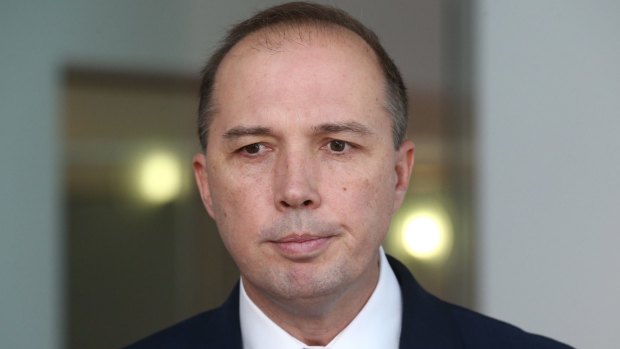 Immigration minister Peter Dutton.