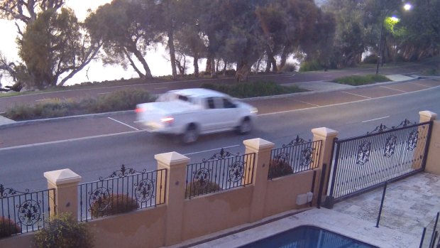 CCTV footage of the Toyota HiLux police were searching for.