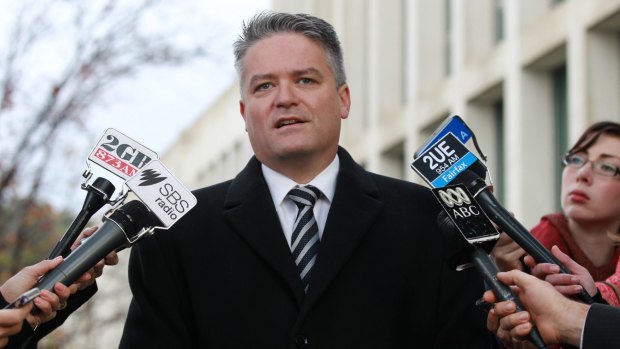 Finance minister Mathias Cormann says there were never any revenue costings carried out on the May budget measure to tax multinationals.