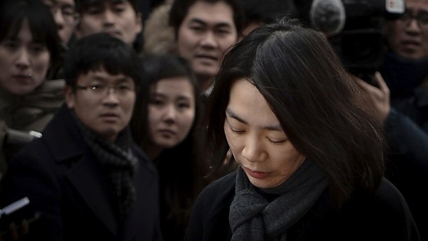 Heather Cho has denied conspiring over her first class outburst. 