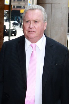 Cash envelopes: Mr McCloy outside ICAC last week. 