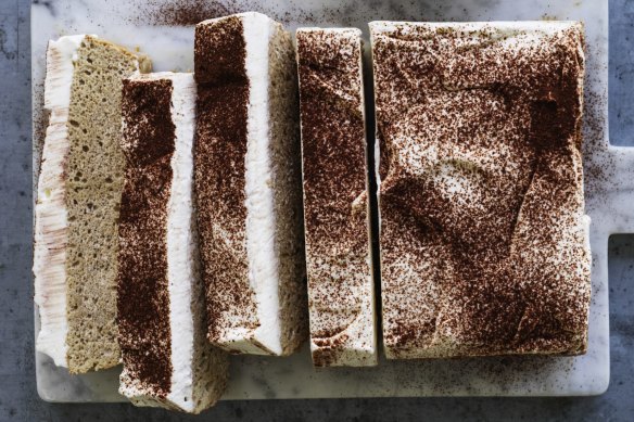 Chai-spiced three-milk cake.