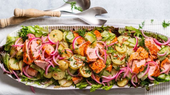 A substantial potato salad.