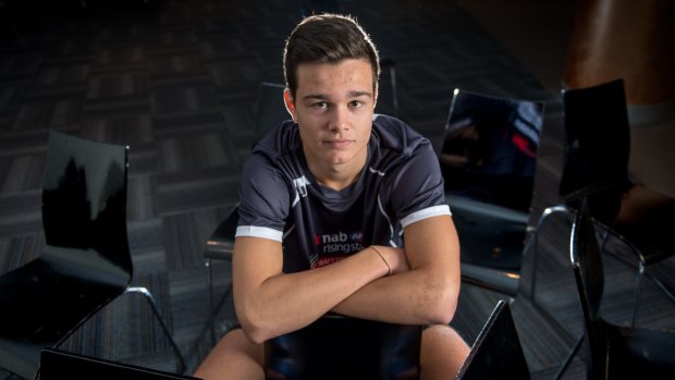 Ambition: Jack Silvagni wants to follow in his family's footsteps.