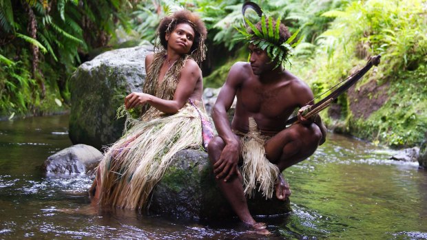 Marie Wawa as Wawa and Mungau Dain as Dain, the two star-crossed lovers in <i>Tanna</i>.