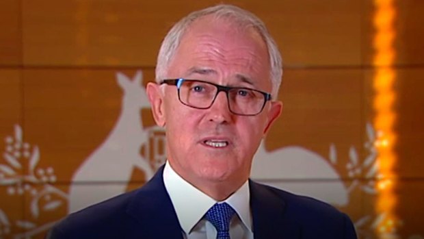 Malcolm Turnbull is all too aware of the sceptical right-wing eyes burning a hole in his back.
