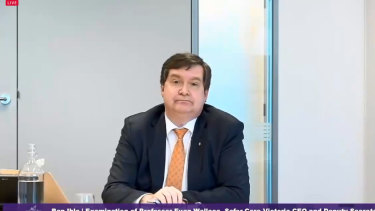 Professor Euan Wallace, the chief executive officer of Safer Care Victoria. 