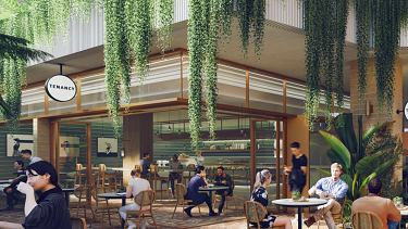 An artist’s impression of the Keating’s bread factory redevelopment.