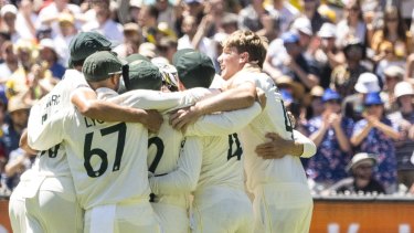 Australia retained the Ashes with a thumping win in the Boxing Day Test to take an unassailable 3-0 series lead.