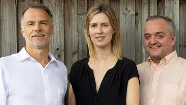 From left to right: Tim Nicholas, Silje Dreyer and David Wareing, co-founders of GetReminded.