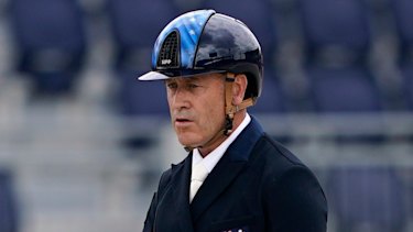 Andrew Hoy in action.