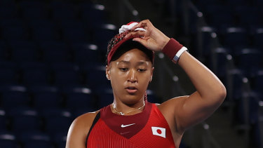 Naomi Osaka was eliminated on Tuesday.
